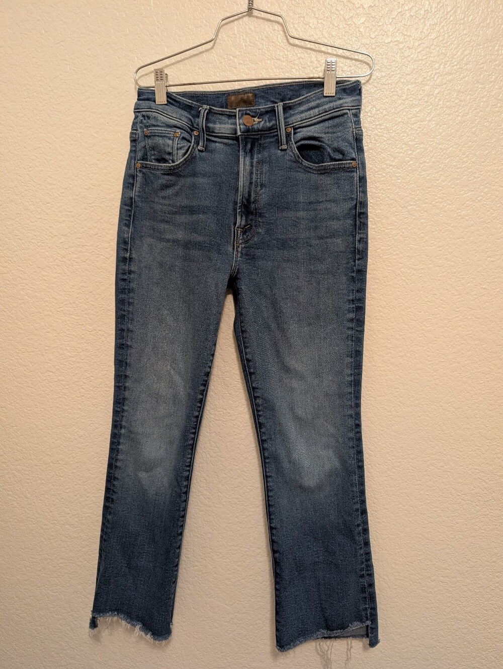 MOTHER Insider Crop Step Fray Jeans Size 26